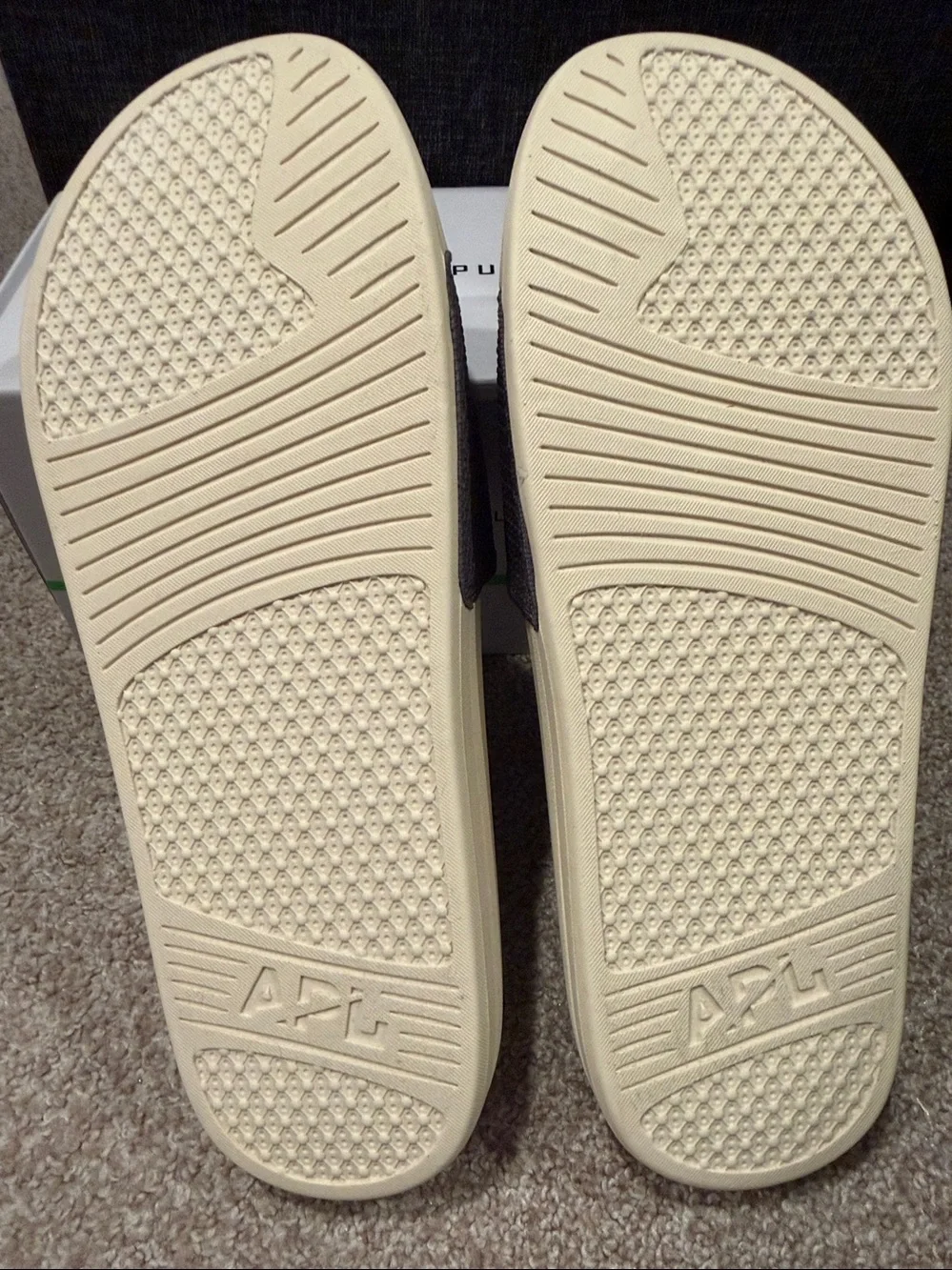 APL Men’s BL Techloom slide Asteroid/Pristine Gray size 10 NEW